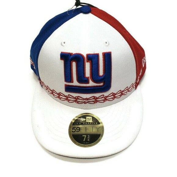 New Era Other - 59Fifty New Era New York Giants Fitted Hat Cap NYC Flag On Stage Draft SZ 7 3/4